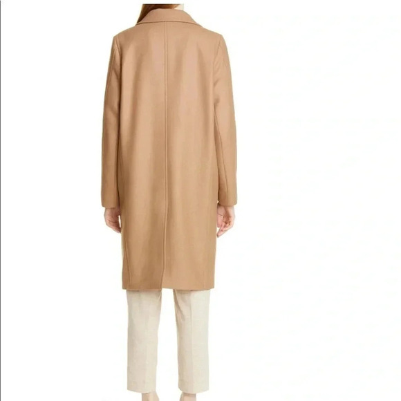 Boss Coluise Wool Blend Coat Camel Size 12 - Picture 3 of 12